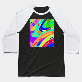 Separate abstract rainbow background Baseball T-Shirt